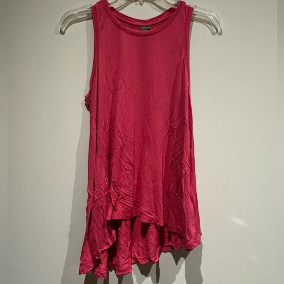 Sweaty Betty pink sleeveless top with asymmetrical bottom hem size small - Picture 1 of 6